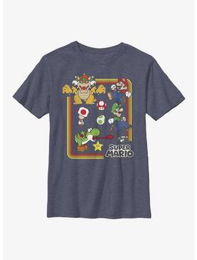 Nintendo Mario Character Group Youth T-Shirt, , hi-res