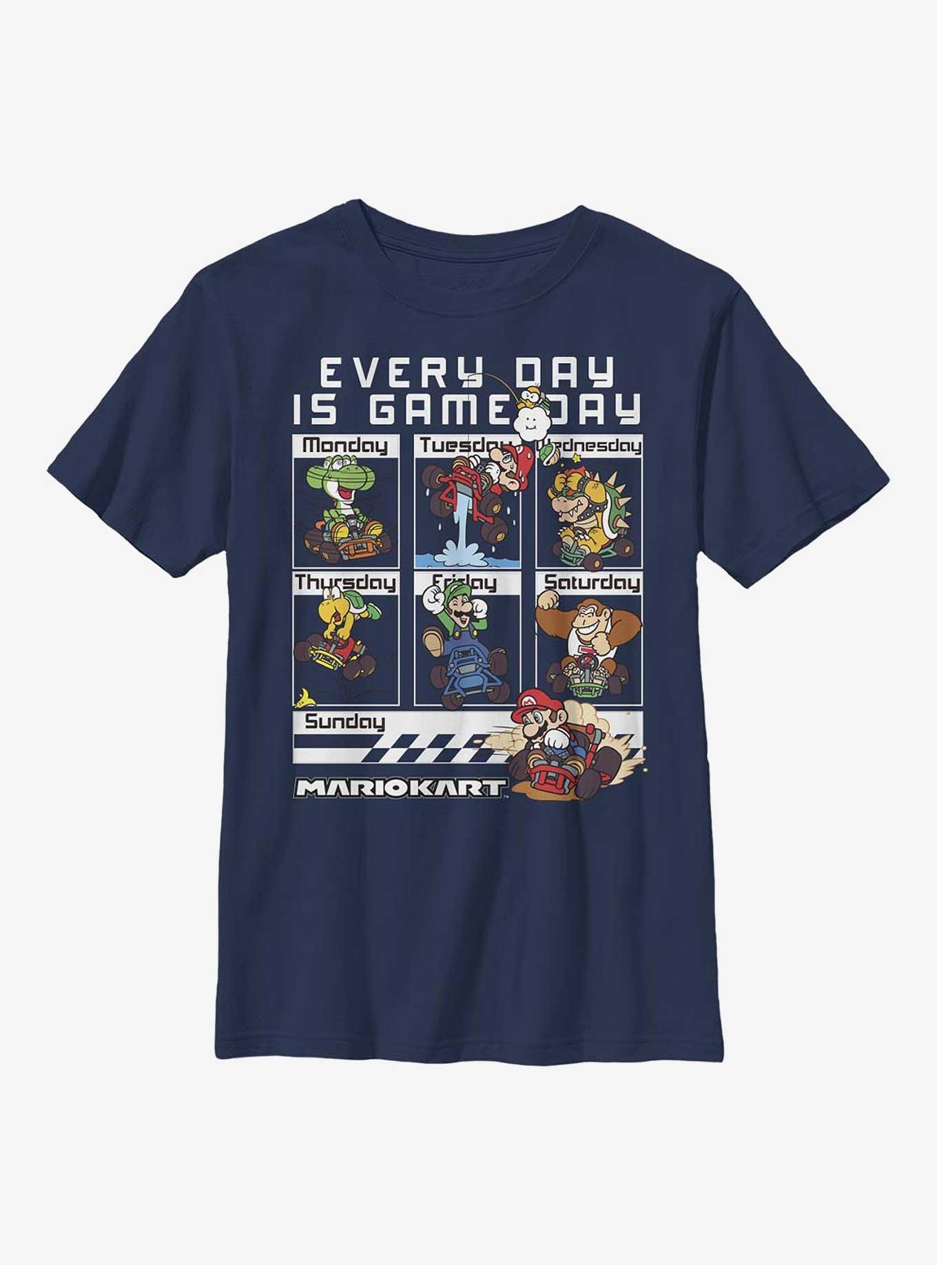 Nintendo Mario Every Day Is Game Day Youth T-Shirt, , hi-res