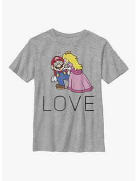 Nintendo Mario Peach and Mario Love Youth T-Shirt, , hi-res