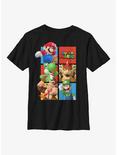 Nintendo Mario Snap Shot Youth T-Shirt, BLACK, hi-res