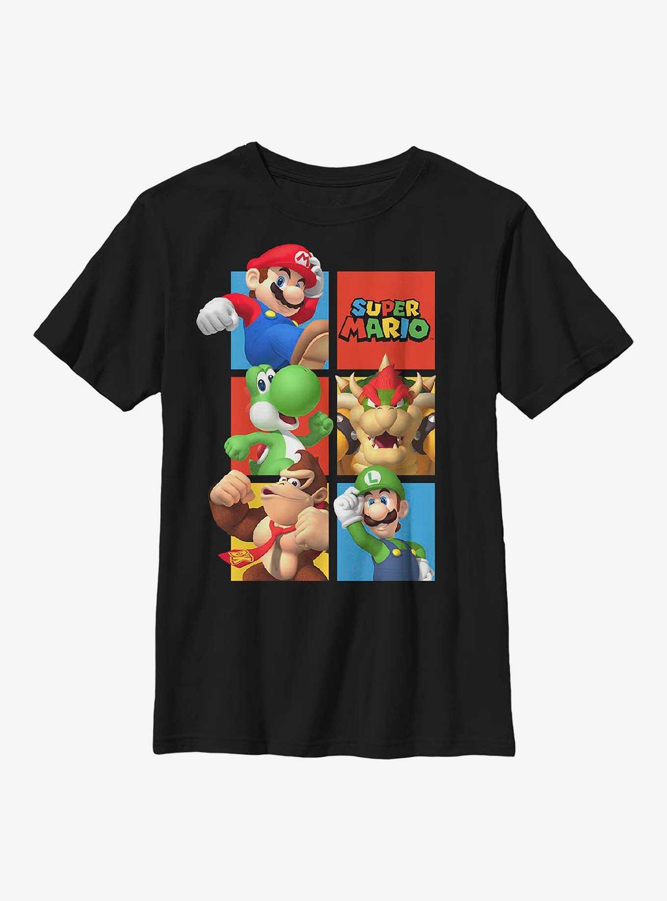 Nintendo Mario Snap Shot Youth T-Shirt, , hi-res