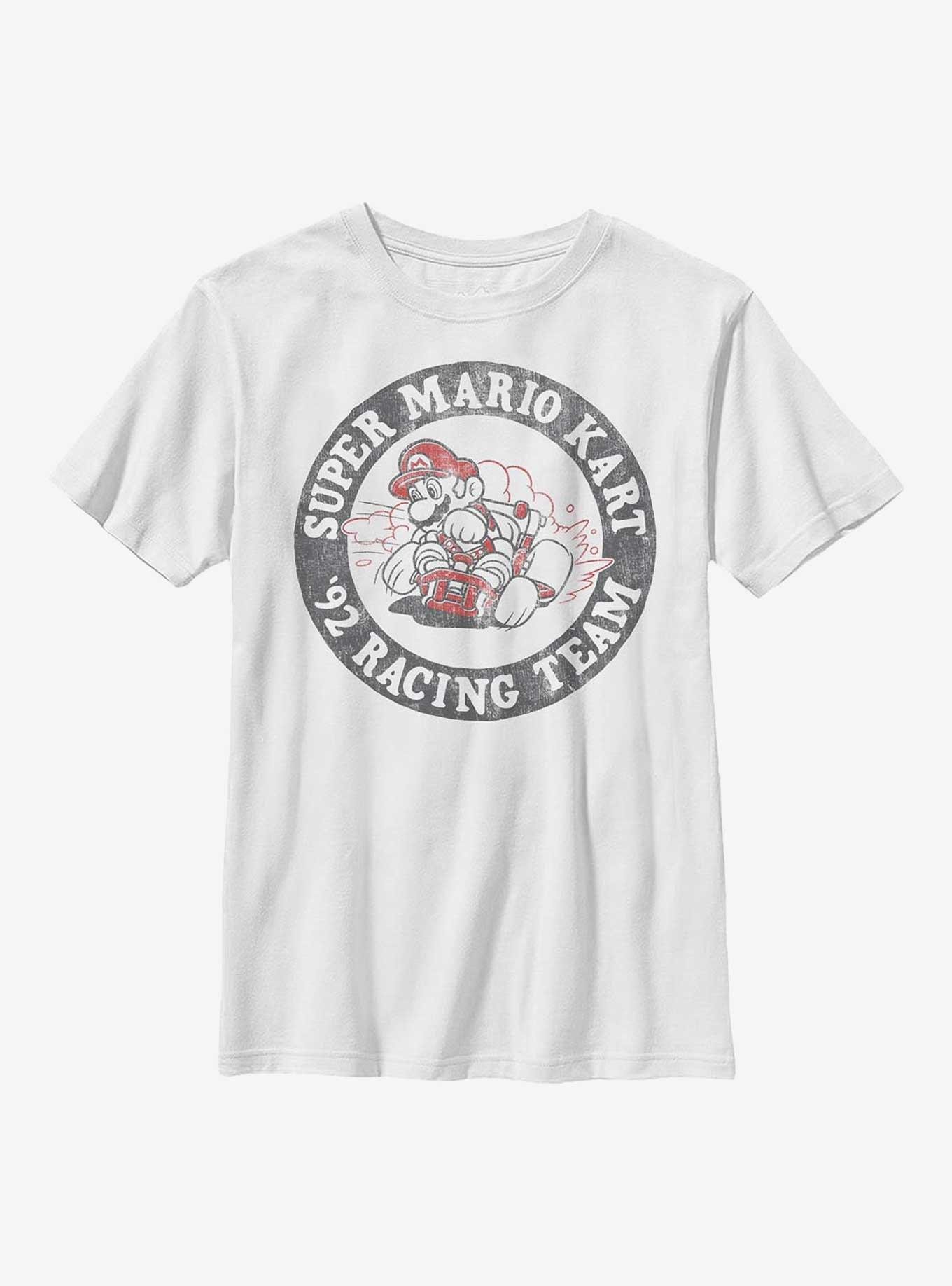 Nintendo Mario Team Ninety Two Youth T-Shirt, WHITE, hi-res
