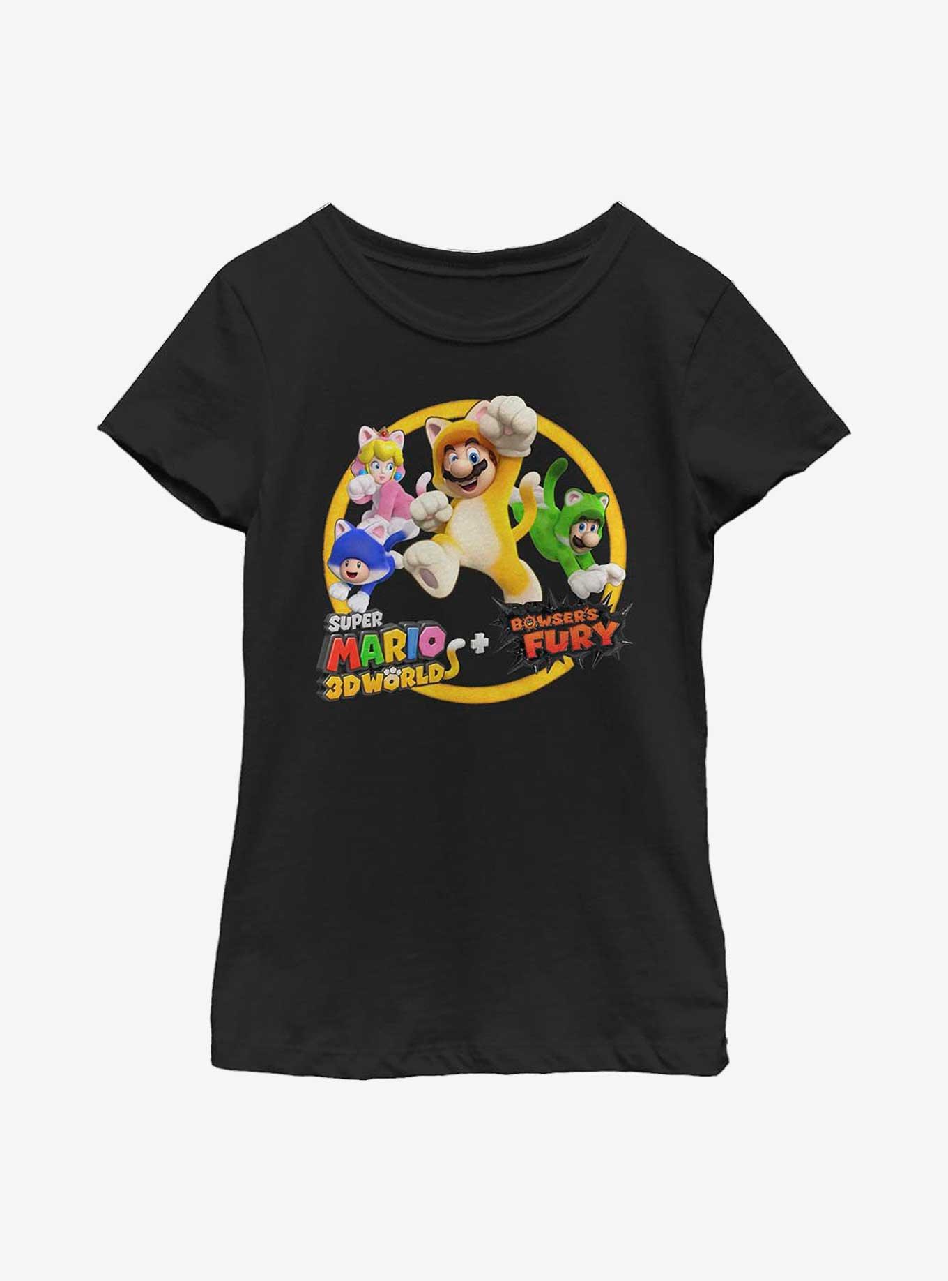 Nintendo Bowser's Fury Youth Girls T-Shirt, , hi-res