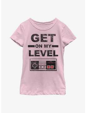 Nintendo Get On My Level Youth Girls T-Shirt, , hi-res