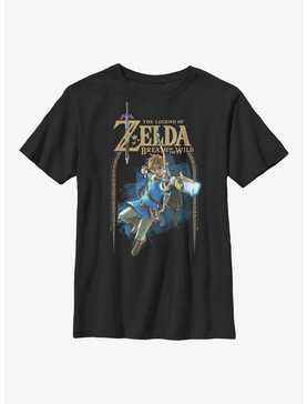 Nintendo The Legend of Zelda: Breath of the Wild Link Bow Youth T-Shirt, , hi-res