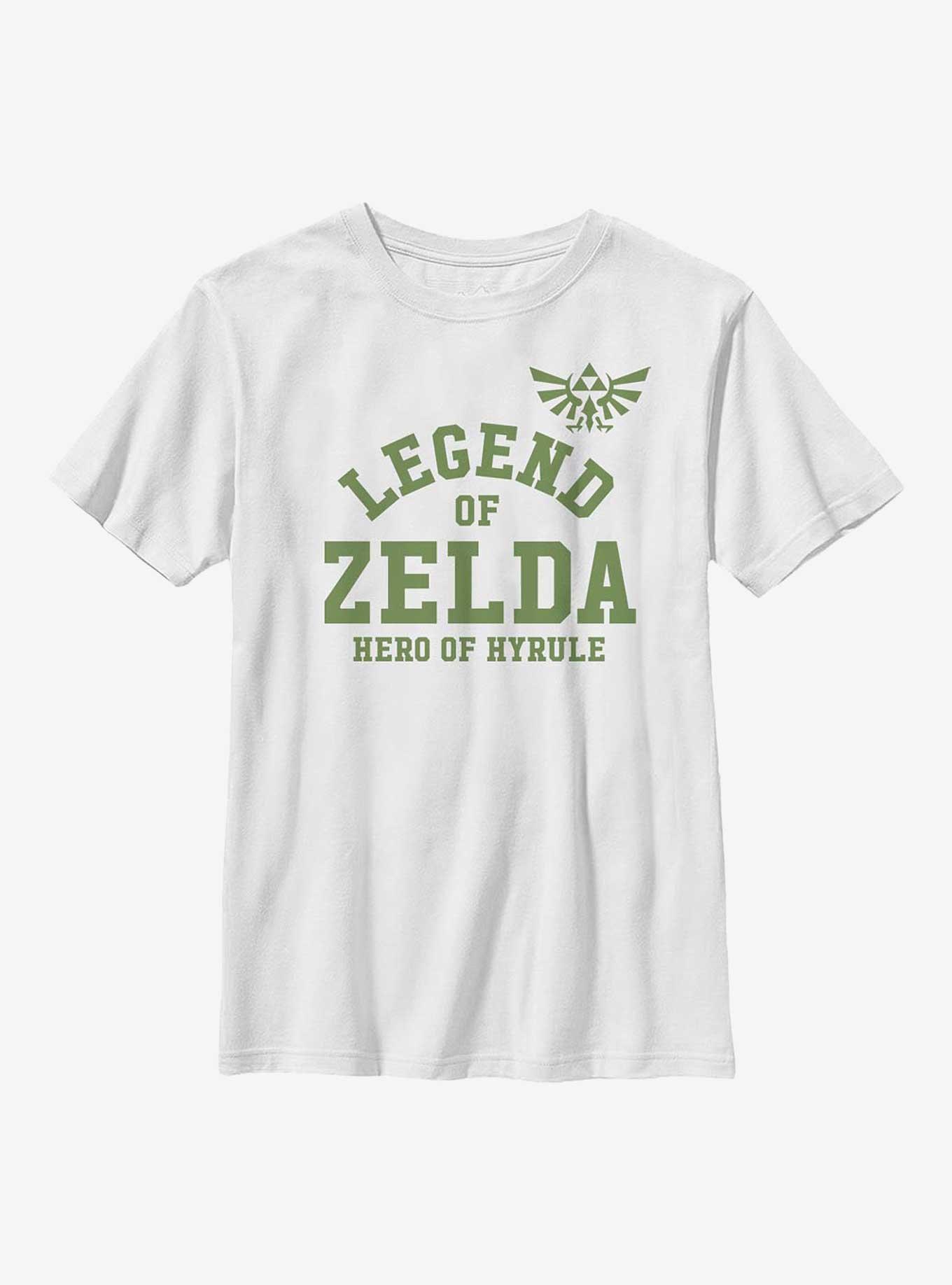 Nintendo Legend of Zelda Hero of Hyrule Youth T-Shirt, WHITE, hi-res