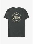The Legend of Zelda: Breath of the Wild Logo T-Shirt, CHARCOAL, hi-res