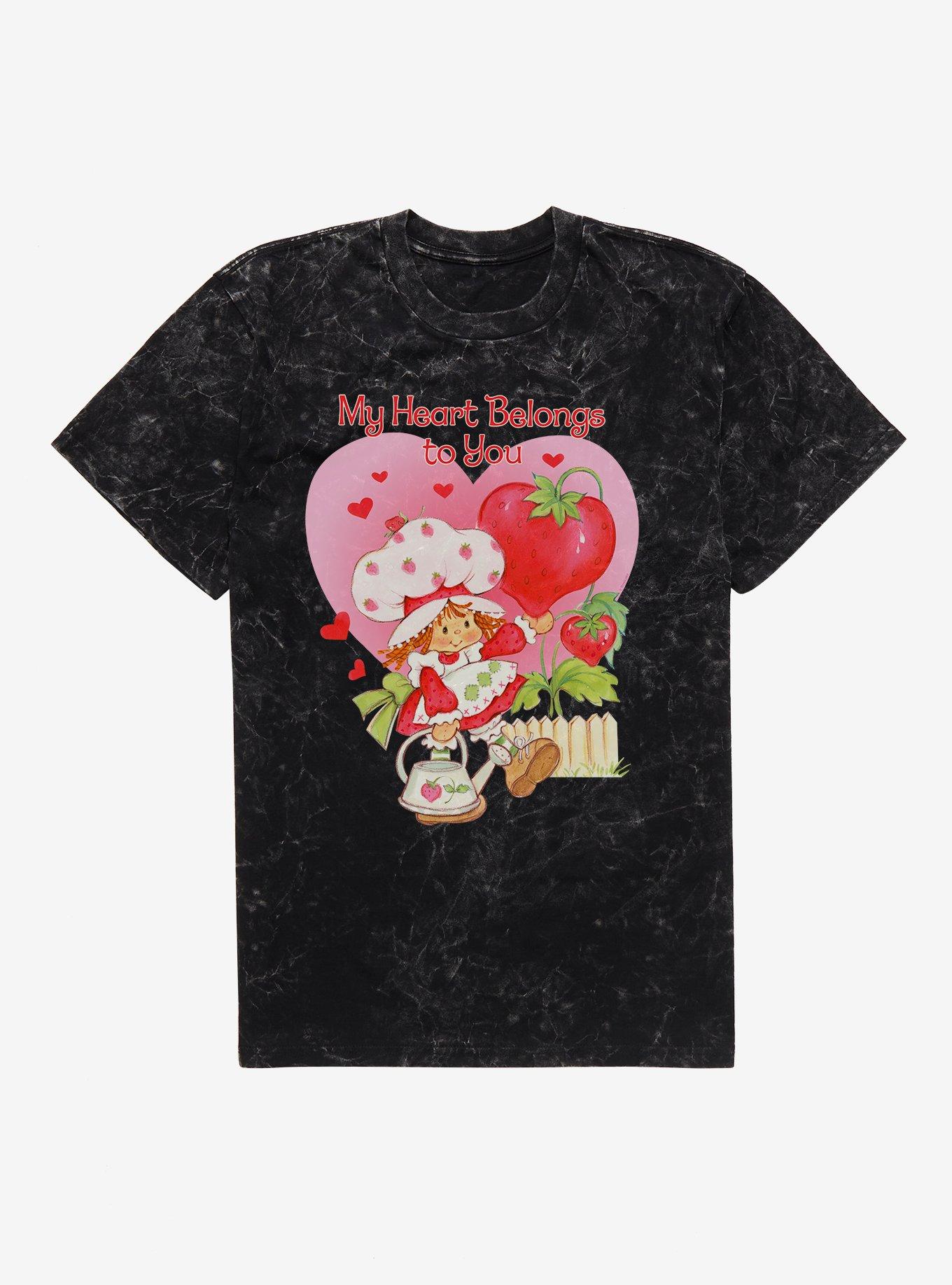 Strawberry Shortcake My Heart  Mineral Wash T-Shirt, , hi-res