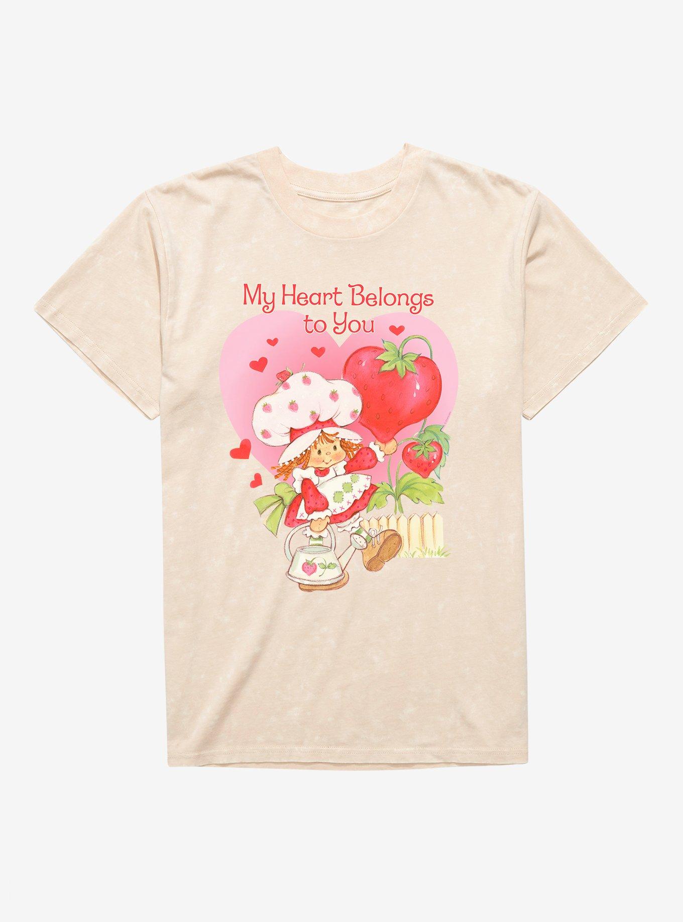 Strawberry Shortcake My Heart  Mineral Wash T-Shirt