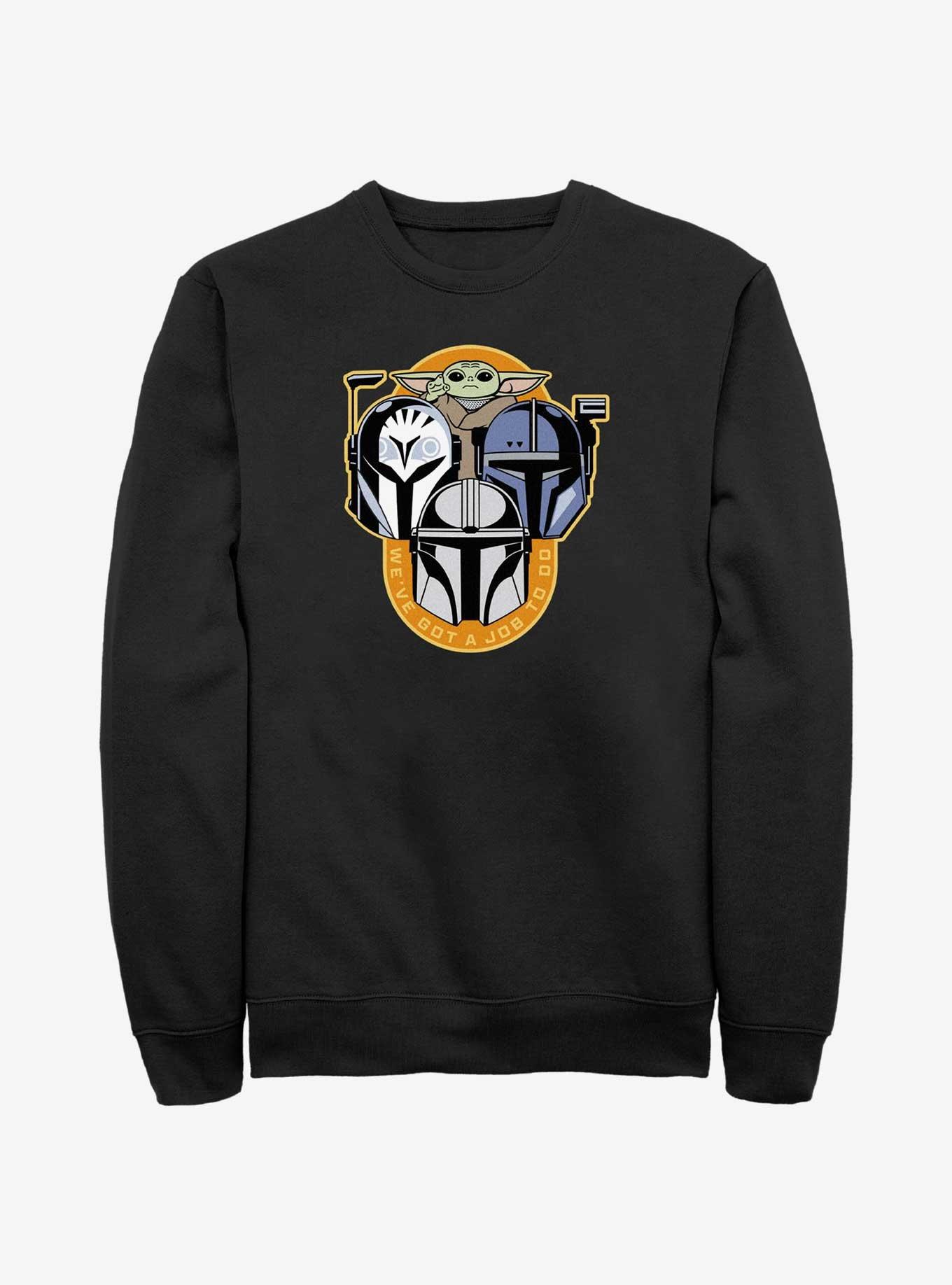 Star Wars The Mandalorian Bounty Hunters We've Got A Job To Do Sweatshirt, , hi-res