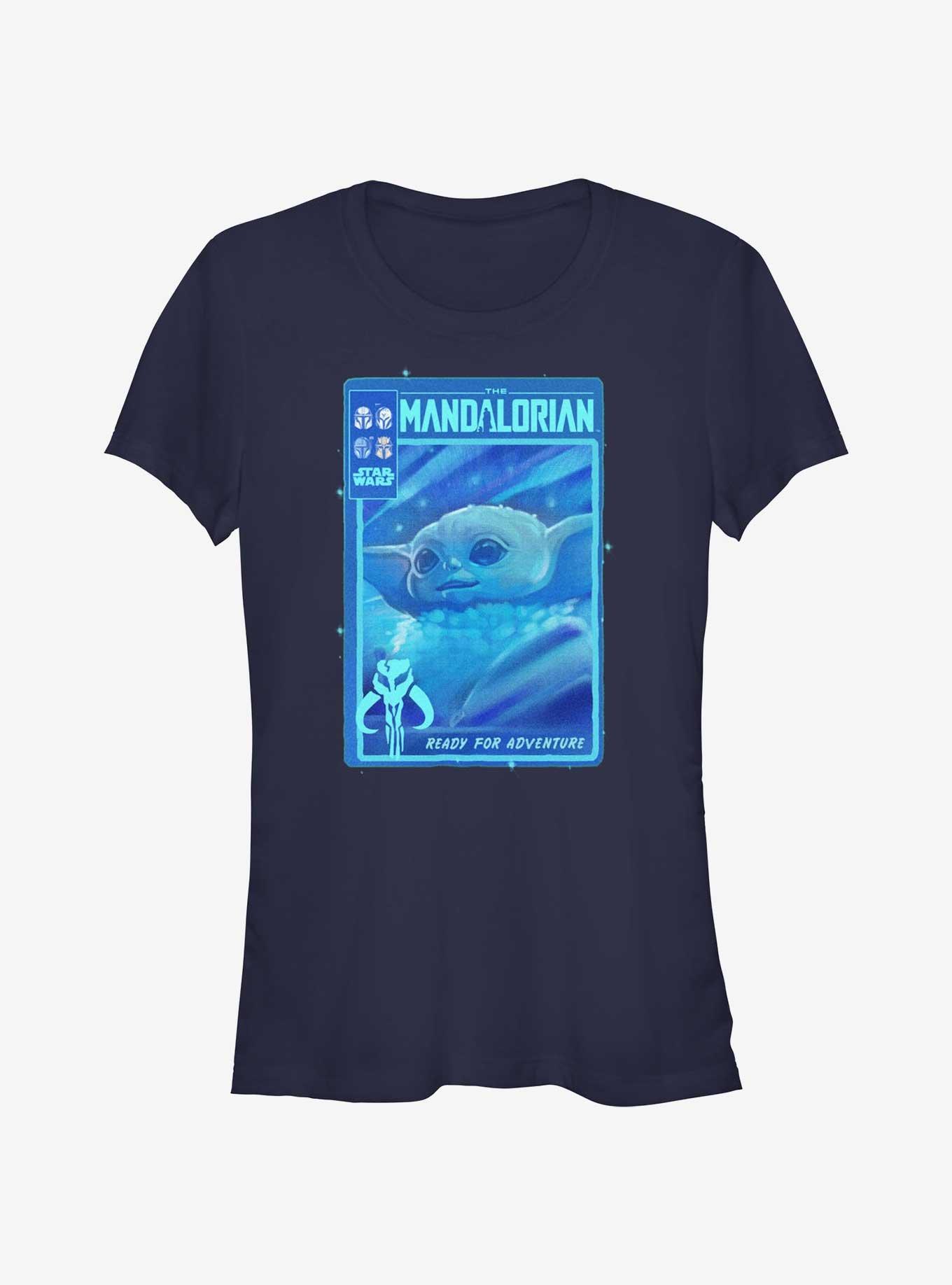 Star Wars The Mandalorian Grogu Ready For Adventure Poster Girls T-Shirt, , hi-res