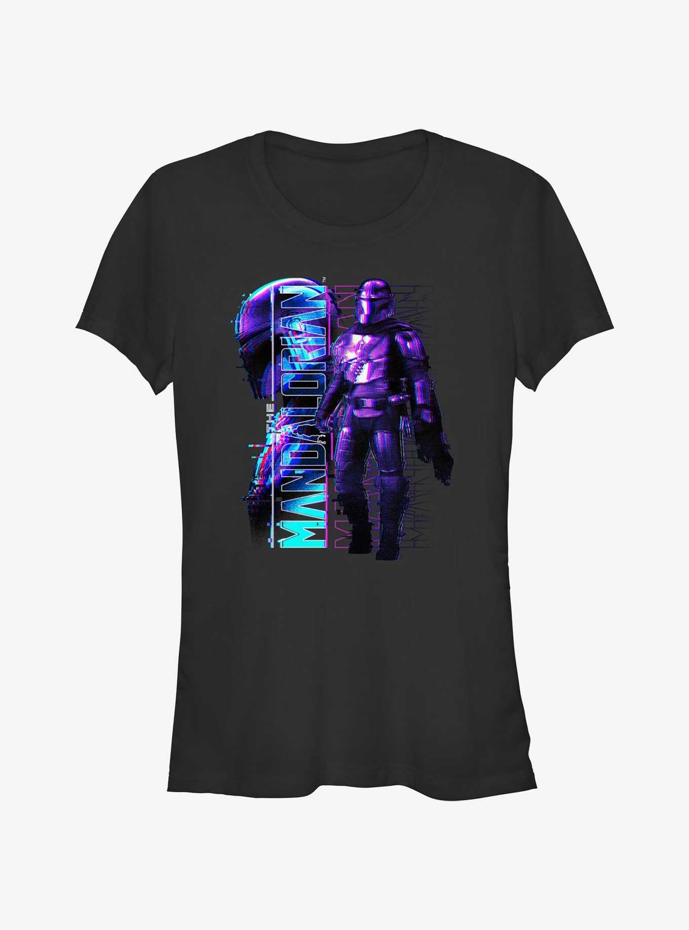 Star Wars The Mandalorian Mando Glitch Girls T-Shirt, , hi-res