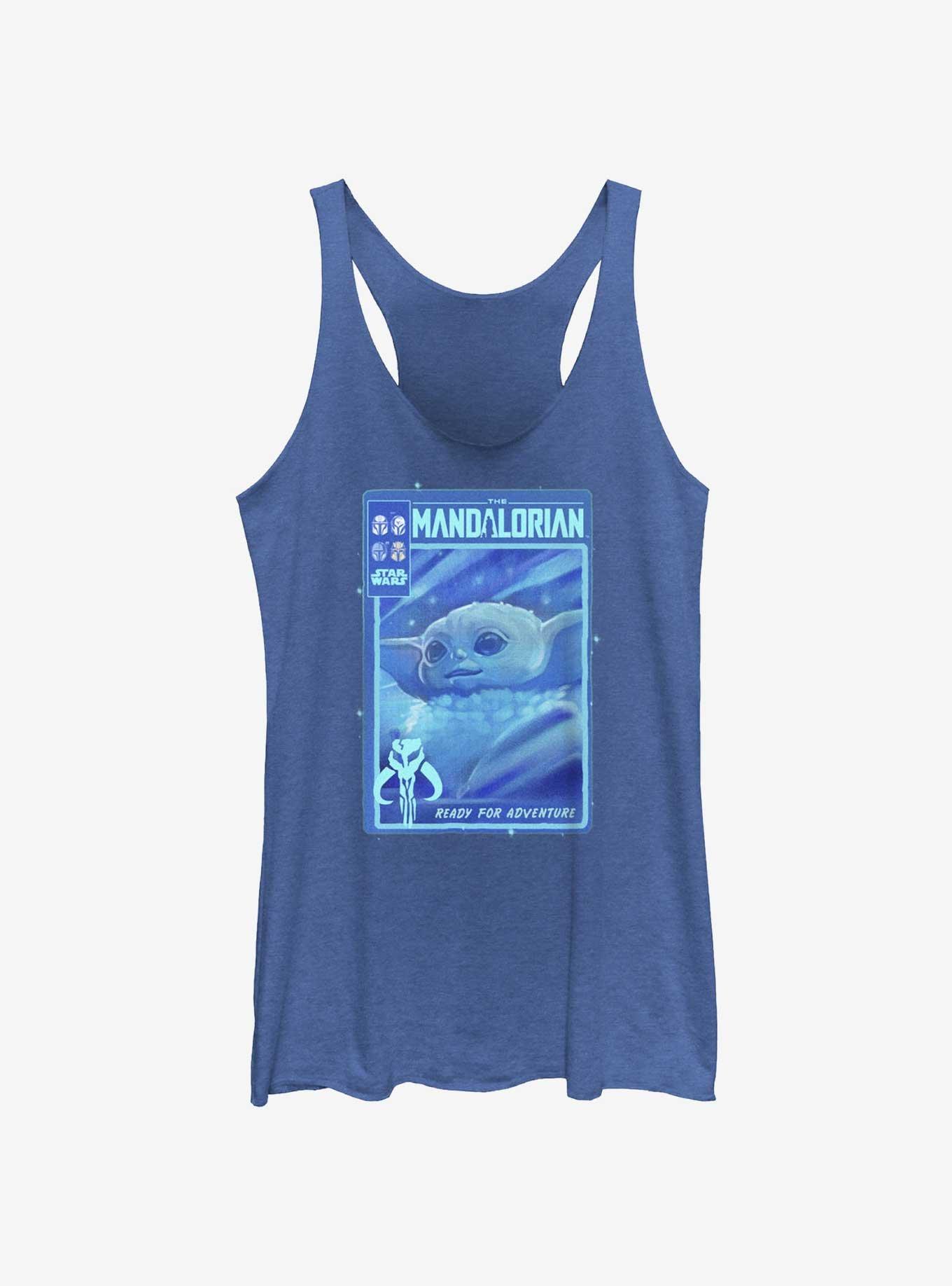 Star Wars The Mandalorian Grogu Ready For Adventure Poster Girls Tank, ROY HTR, hi-res