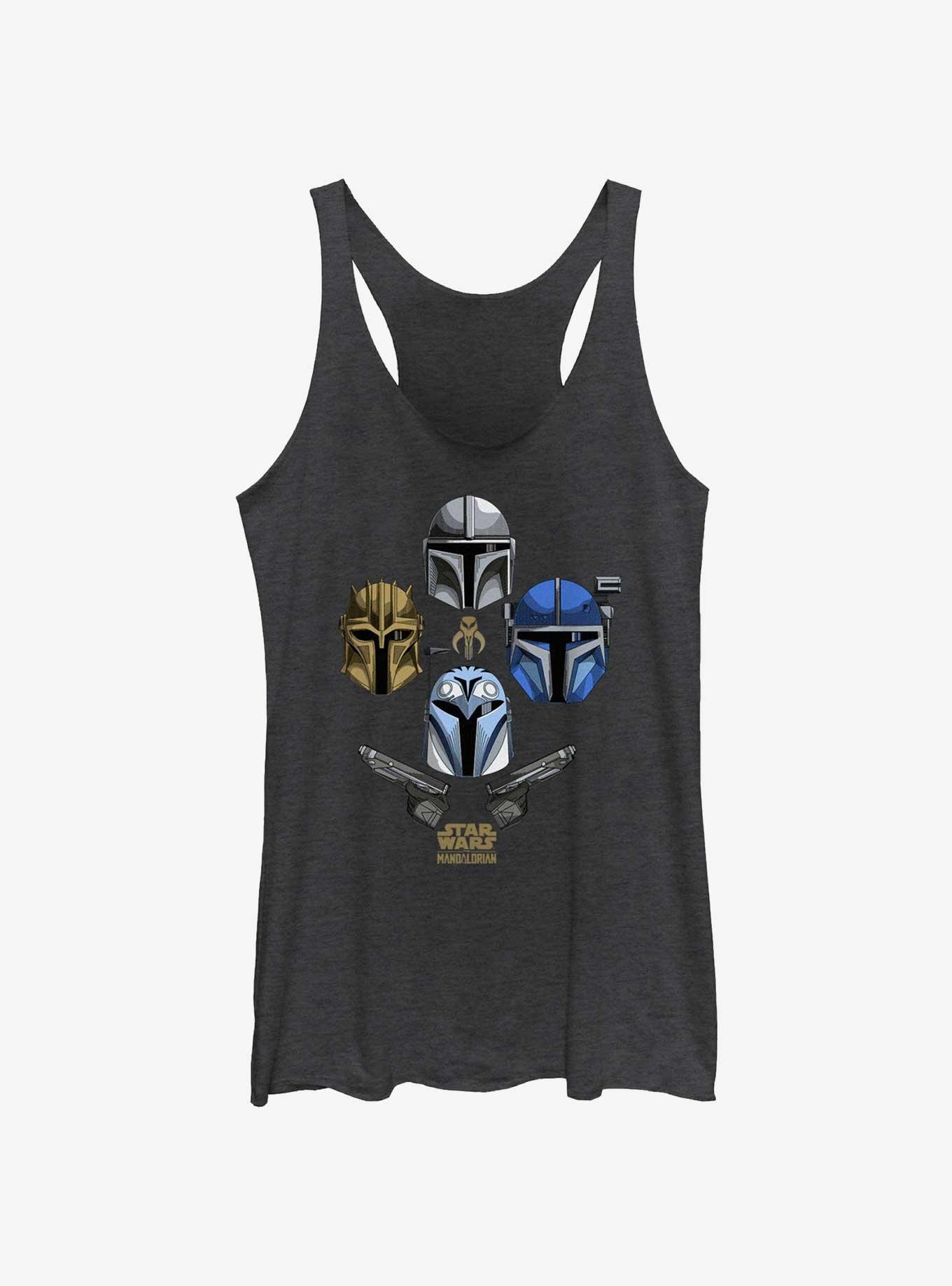 Star Wars The Mandalorian Helmets Held High Girls Tank, , hi-res