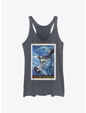 Star Wars The Mandalorian N-1 Starfighter Ready For Adventure Poster Girls Tank, , hi-res