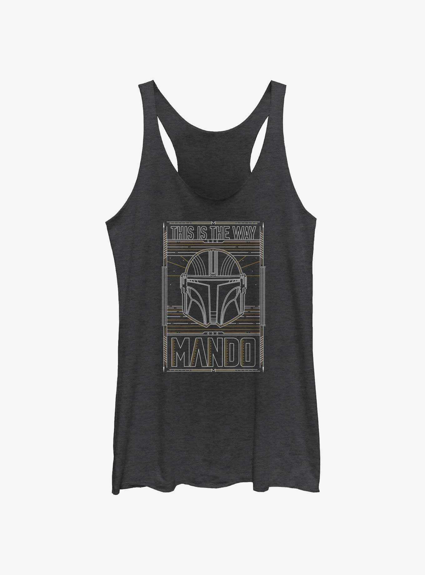 Star Wars The Mandalorian This Is The Way Mando Card Girls Tank, , hi-res