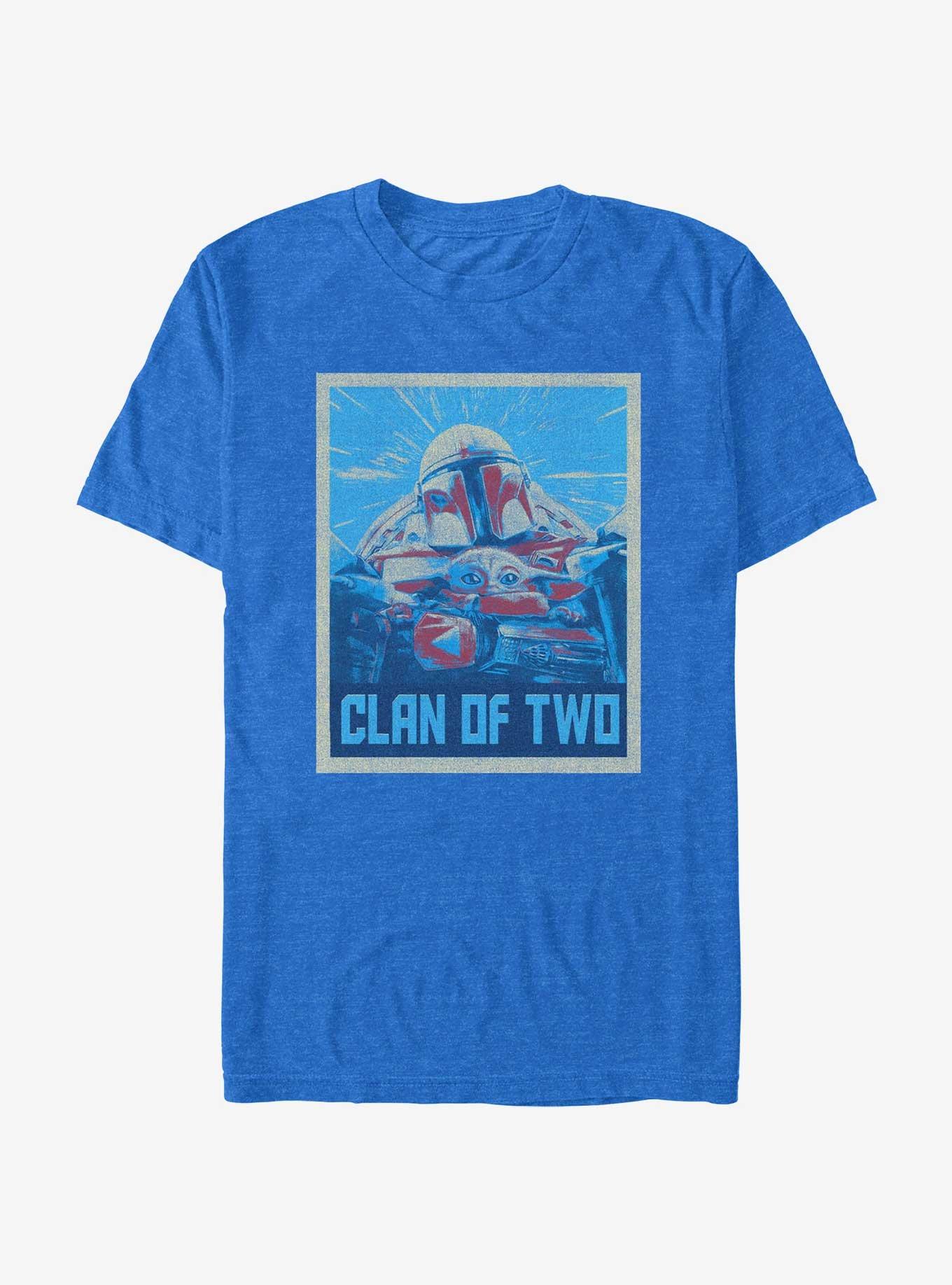 Star Wars The Mandalorian Clan of Two Poster T-Shirt, ROY HTR, hi-res