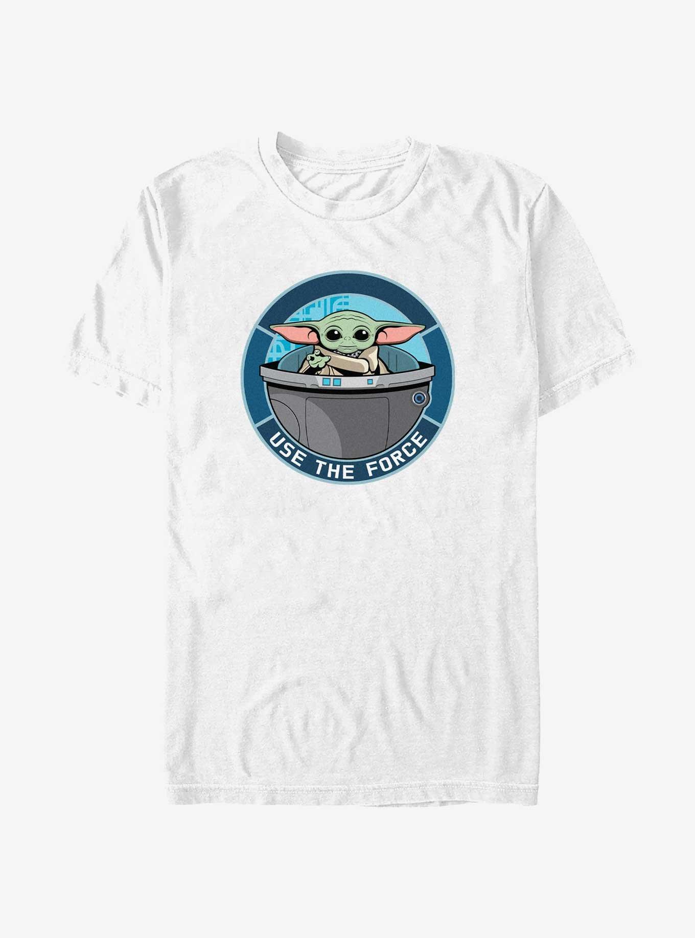 Star Wars The Mandalorian Grogu Use The Force T-Shirt, WHITE, hi-res