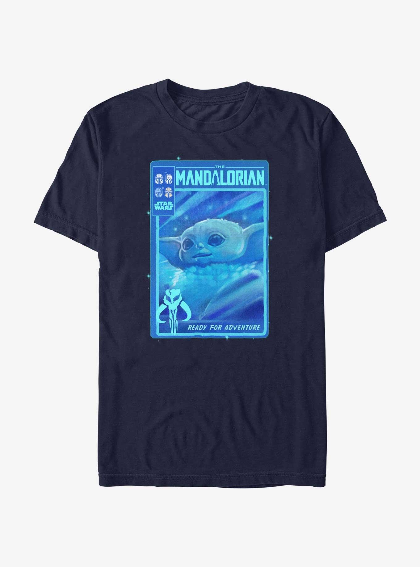 Star Wars The Mandalorian Grogu Ready For Adventure Poster T-Shirt, , hi-res
