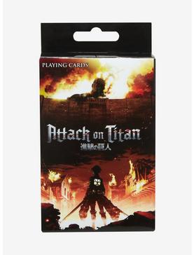 Plus Size Attack On Titan Chibi Brick Playing Cards, , hi-res