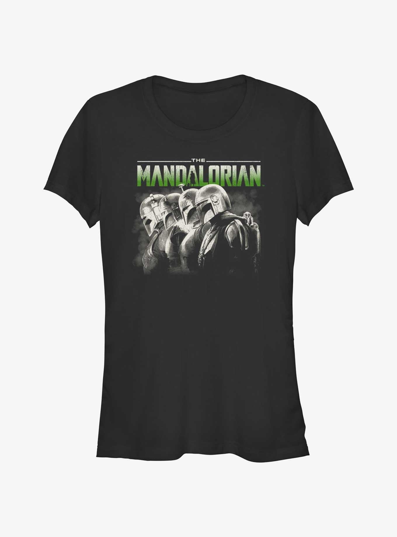 Star Wars The Mandalorian Grunge Mandalorians Lineup Girls T-Shirt, , hi-res