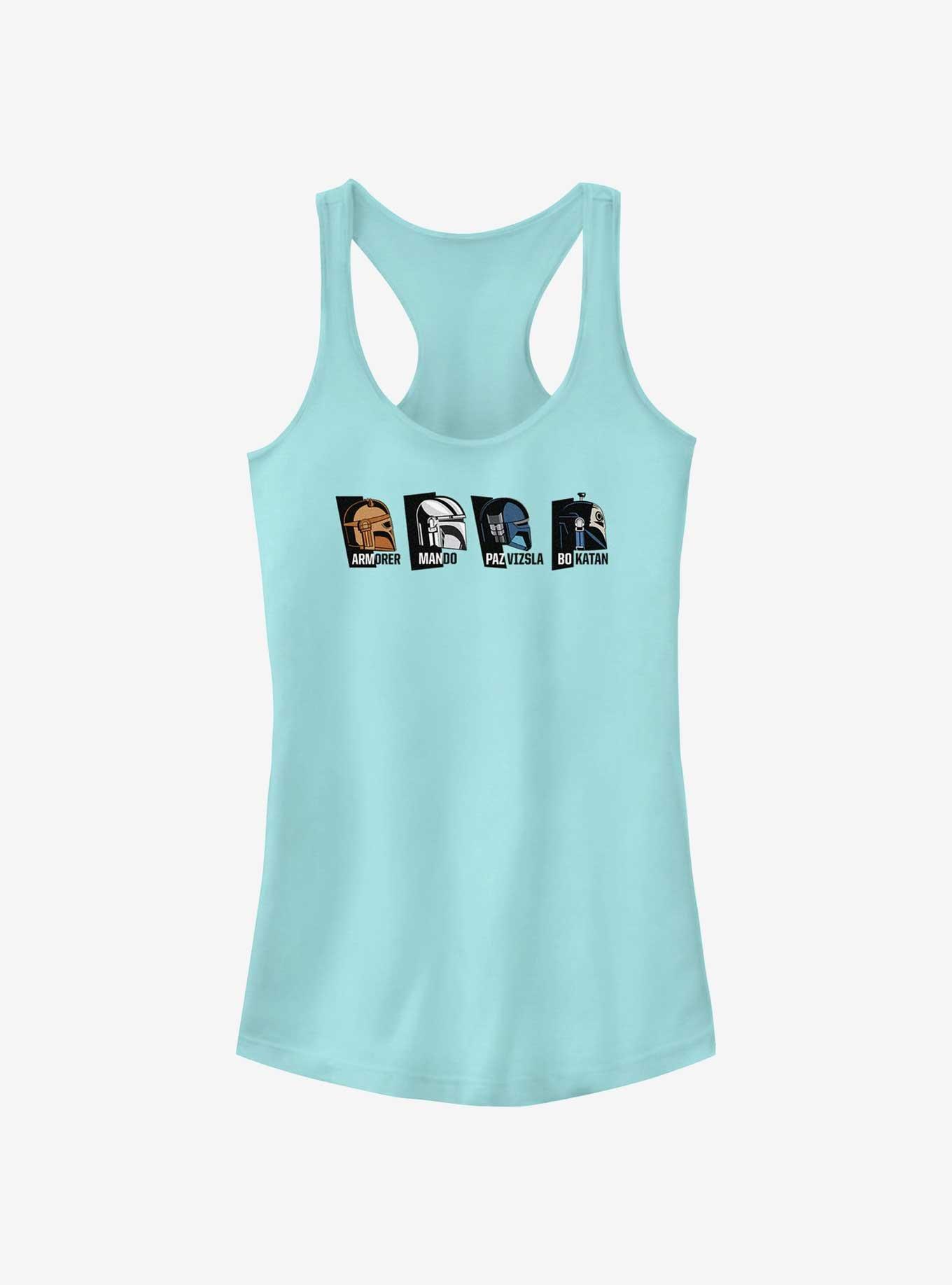Star Wars The Mandalorian Helmet Heads Armorer, Mando, Paz Vizsla, & Bo-Katan Girls Tank, , hi-res