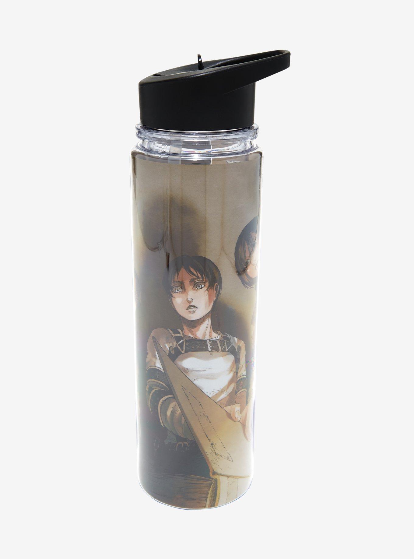 Attack On Titan Manga Cover Water Bottle, , hi-res