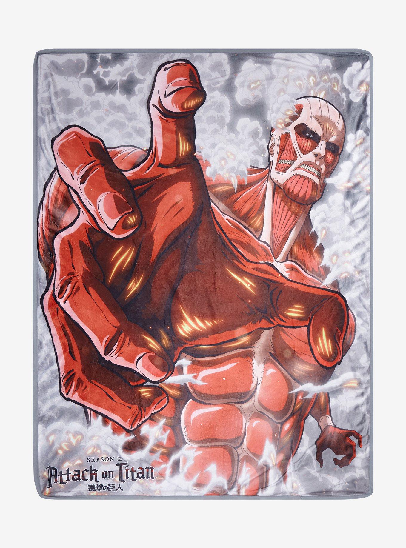 Attack On Titan Colossal Titan Throw Blanket, , hi-res