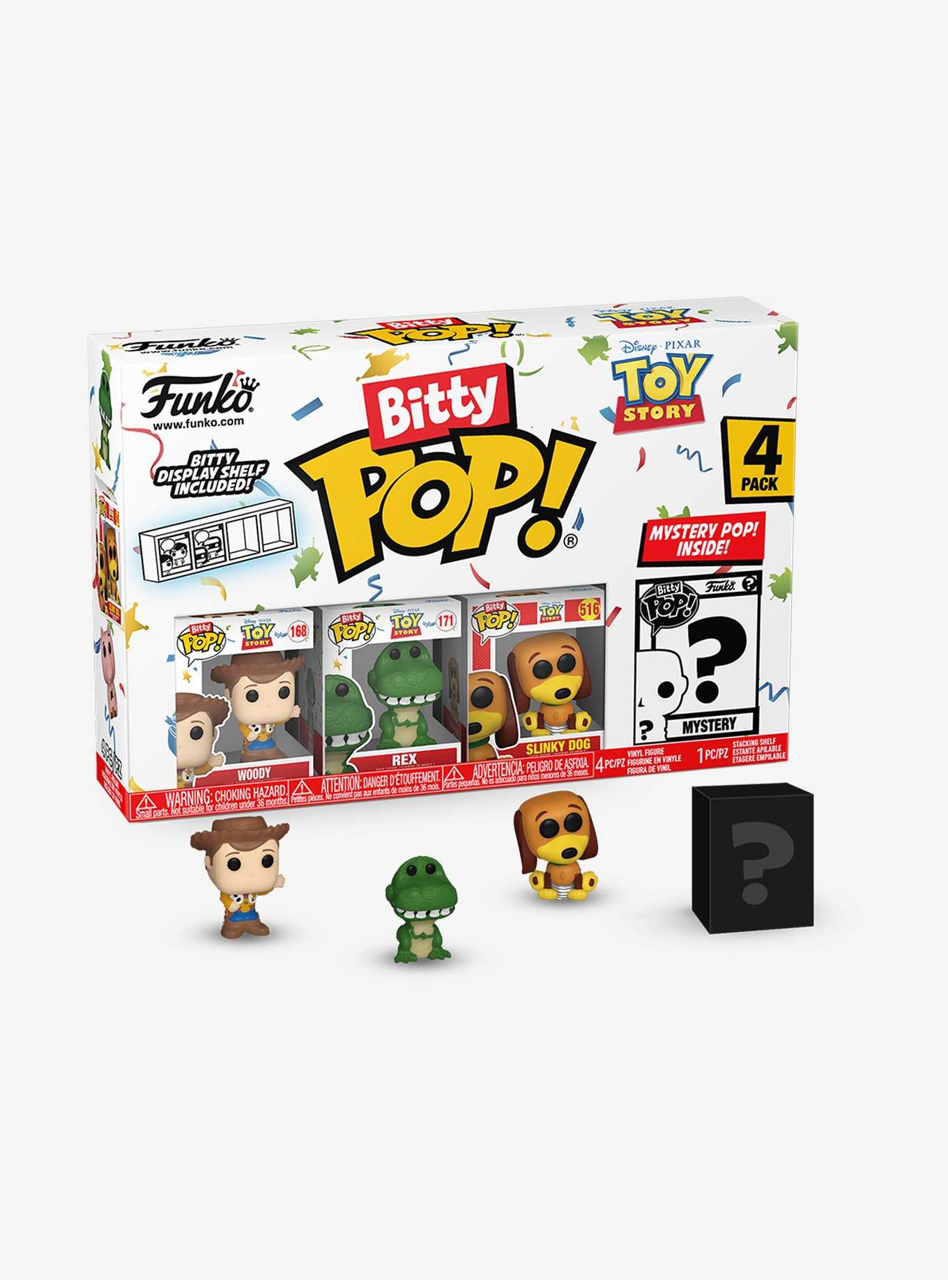 Funko Bitty Pop! Disney Pixar Toy Story Woody and Friends Blind Box Mini Vinyl Figure Set, , hi-res