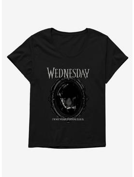 Wednesday I'm Not Weird Girls T-Shirt Plus Size, , hi-res