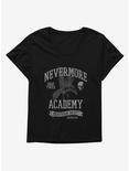 Wednesday Nightshade Society Girls T-Shirt Plus Size, BLACK, hi-res