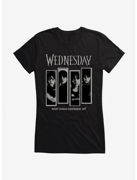 Wednesday What Would Wednesday Do? Panels Girls T-Shirt, , hi-res