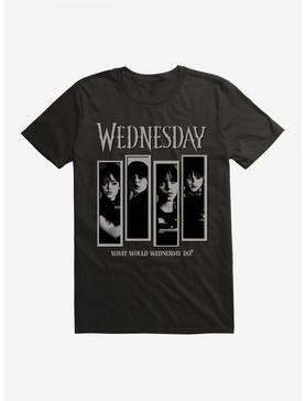 Plus Size Wednesday What Would Wednesday Do? Panels T-Shirt, , hi-res