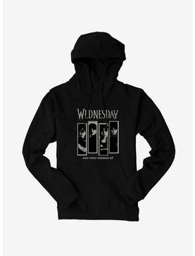Wednesday What Would Wednesday Do? Panels Hoodie, , hi-res