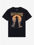 Falling In Reverse Ghostly Witch Boyfriend Fit Girls T-Shirt, BLACK, hi-res