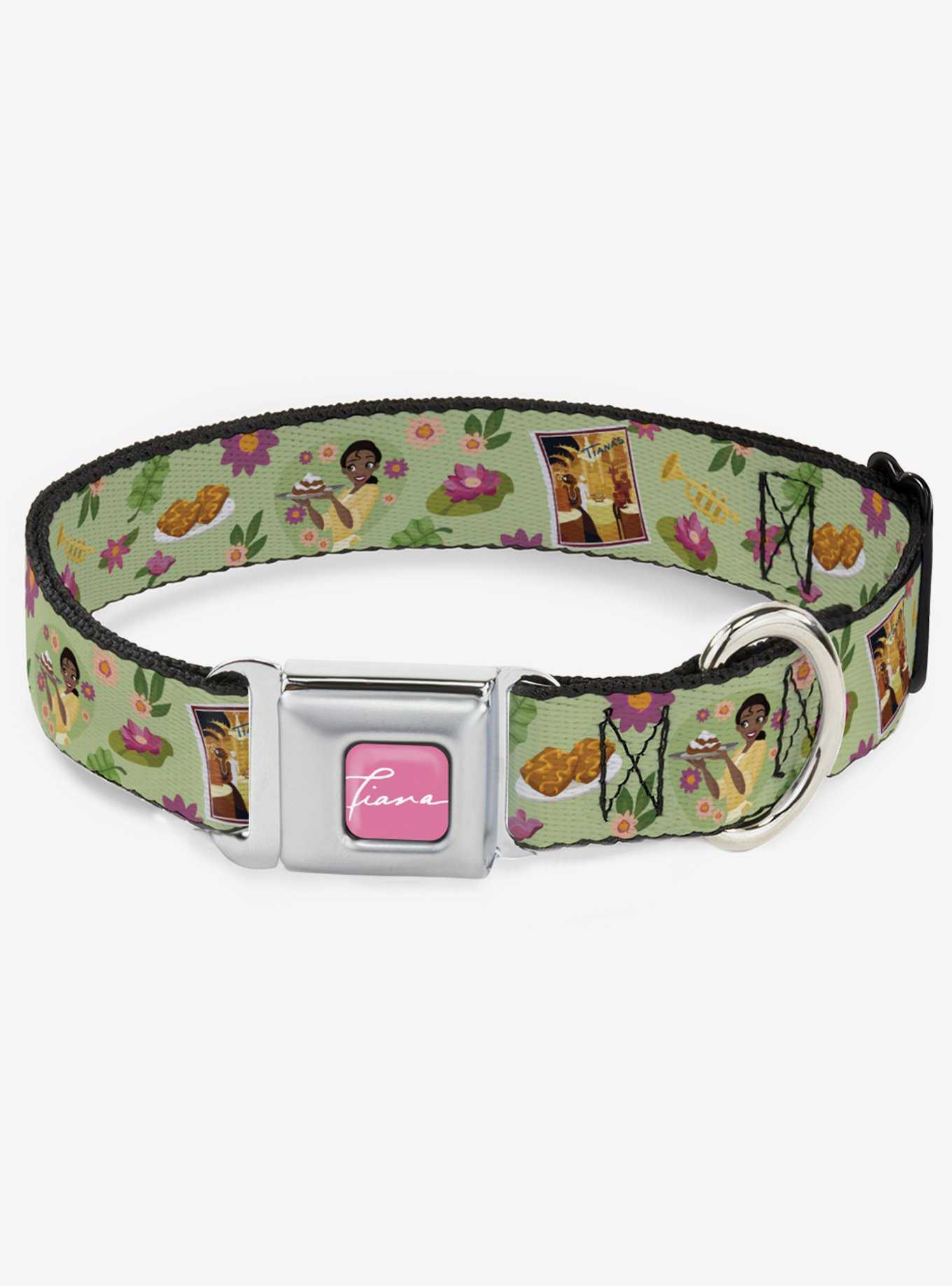 Disney The Princess And The Frog Tianas Place Seatbelt Buckle Dog Collar, , hi-res