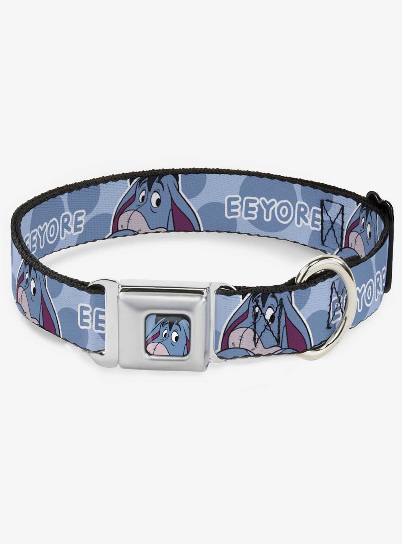 Disney Winnie The Pooh Eeyore Text And Expression Seatbelt Buckle Dog Collar, , hi-res