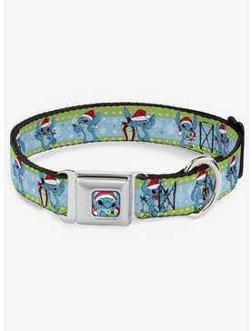 Disney Lilo & Stitch Holiday Stitch And Scrump Seatbelt Buckle Dog Collar, , hi-res