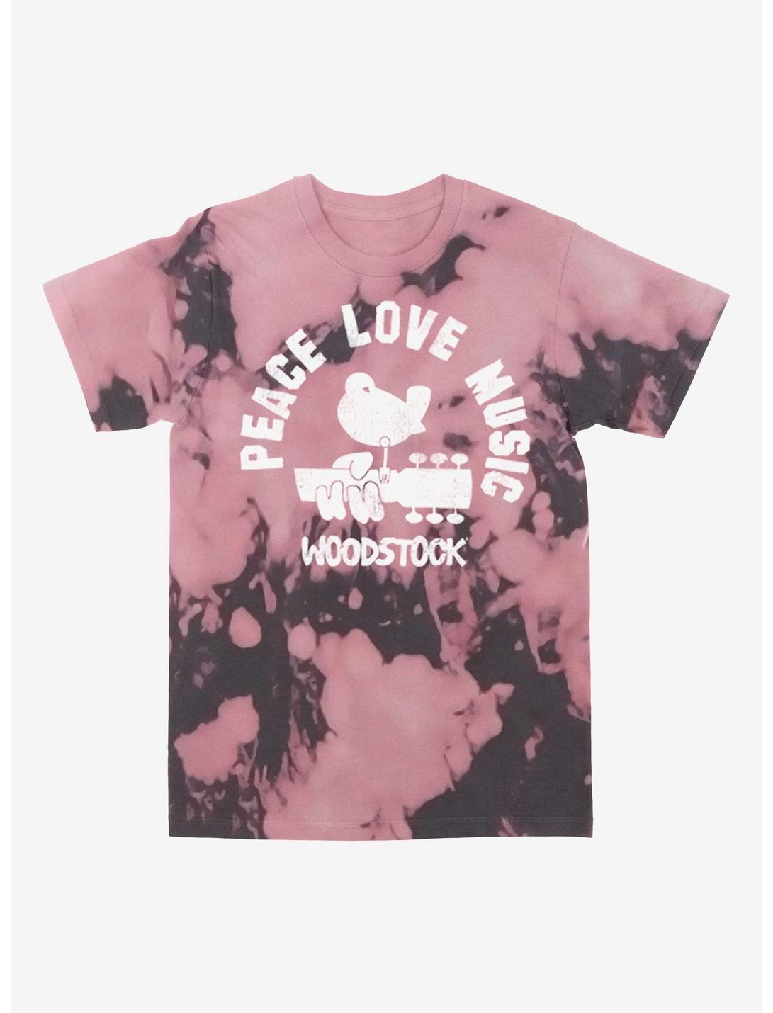 Woodstock Tie-Dye Boyfriend Fit Girls T-Shirt, MULTI, hi-res
