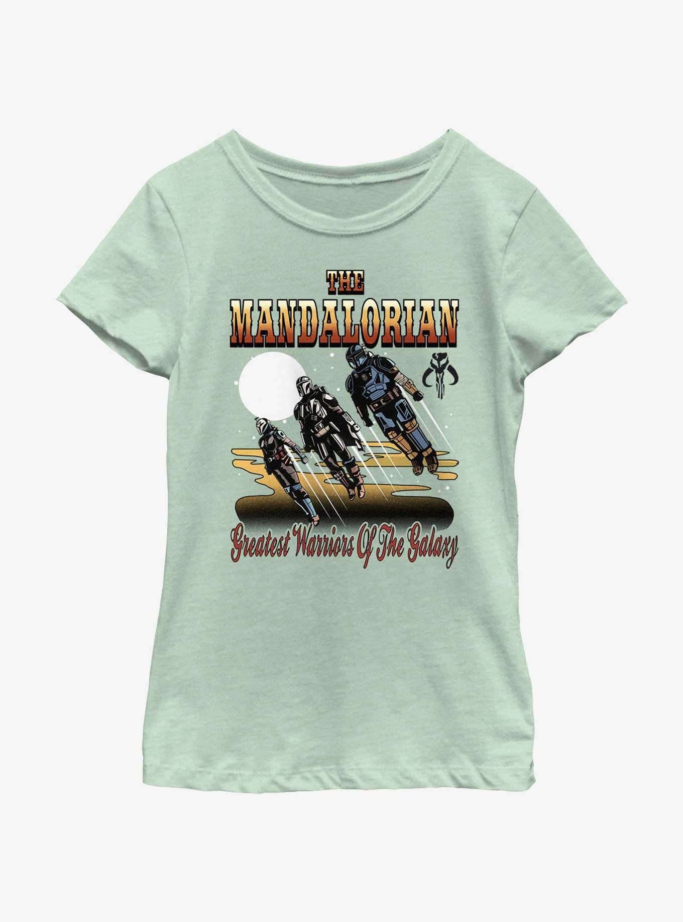 Star Wars The Mandalorian Greatest Warriors of the Galaxy Youth Girls T-Shirt, , hi-res