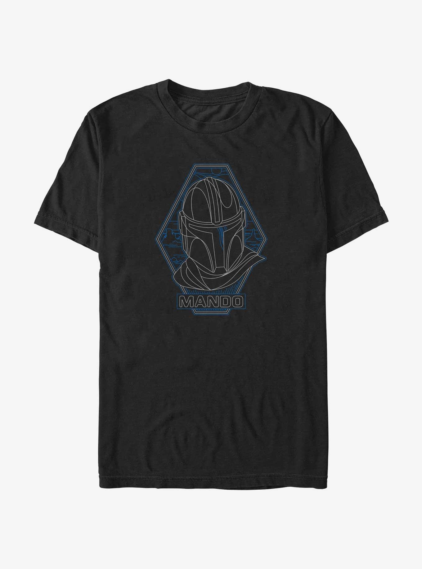 Star Wars The Mandalorian Mando Portrait T-Shirt, , hi-res