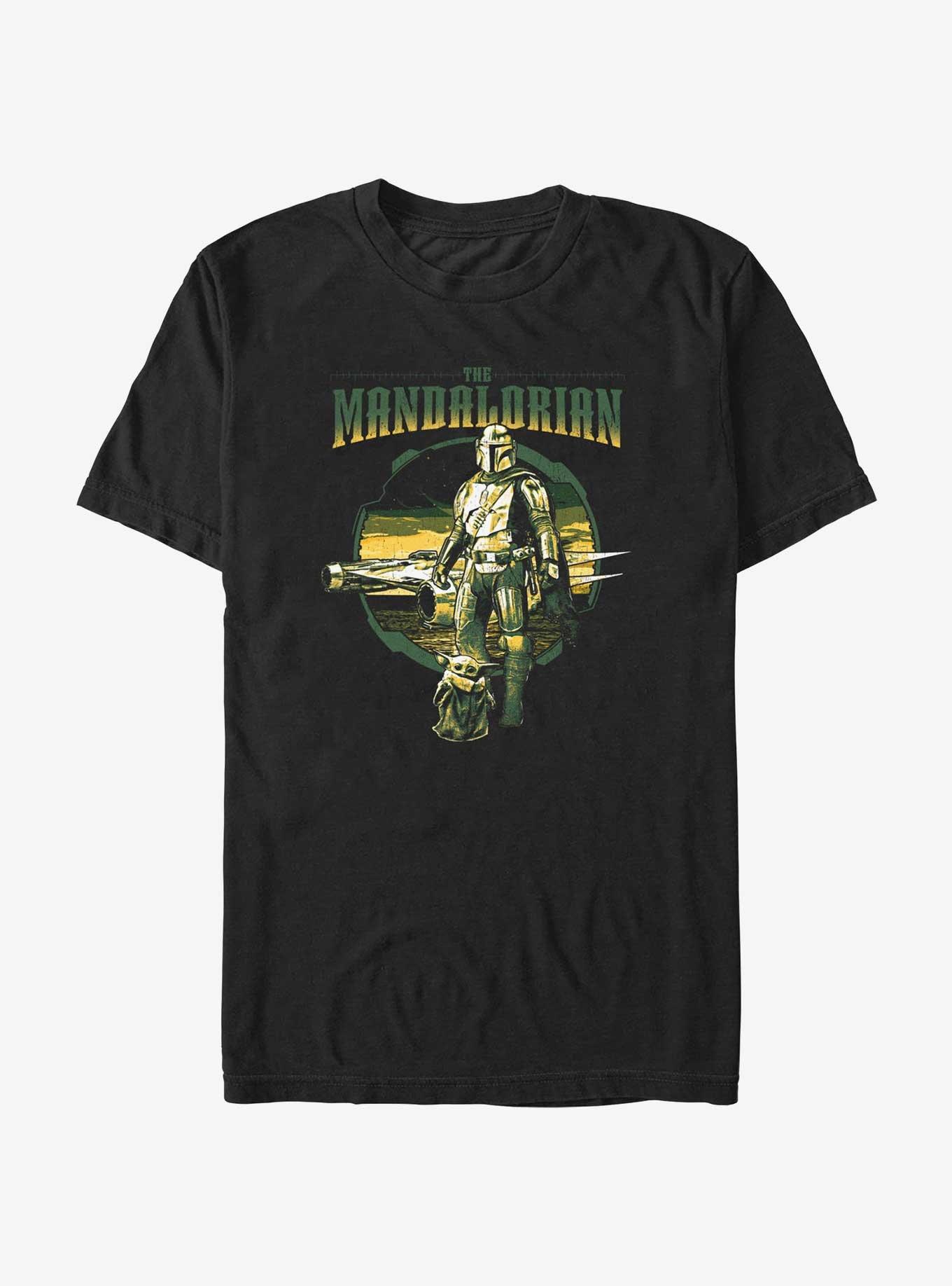 Our Universe Star Wars The Mandalorian Grogu Meditating Striped T-Shirt -  BoxLunch Exclusive