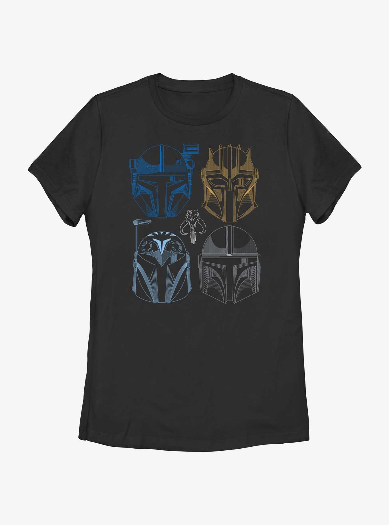 Star Wars The Mandalorian This Is The Way Helmet Lineup Womens T-Shirt, , hi-res