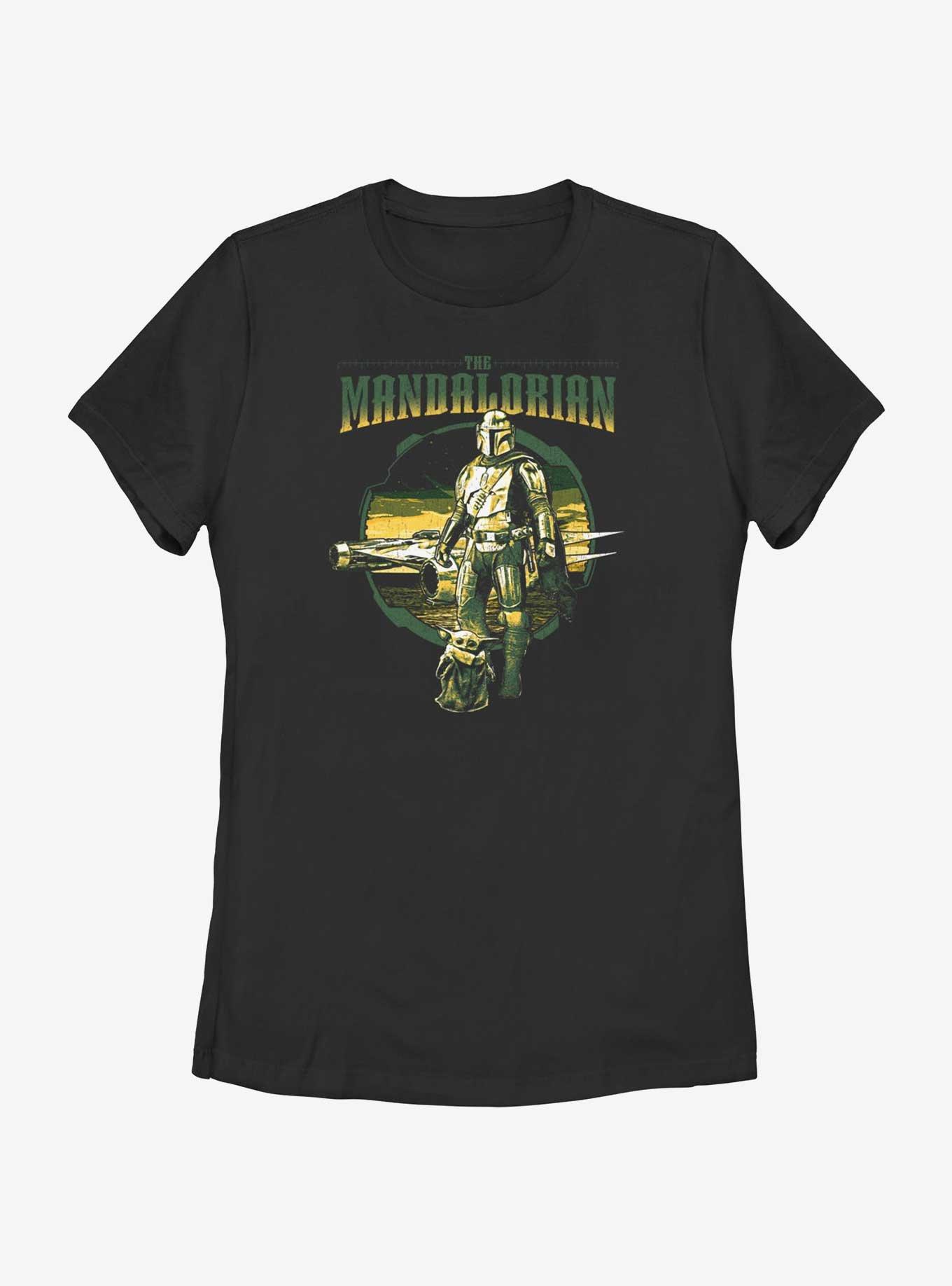 Star Wars The Mandalorian Grogu & Mando Together Again Womens T-Shirt, , hi-res