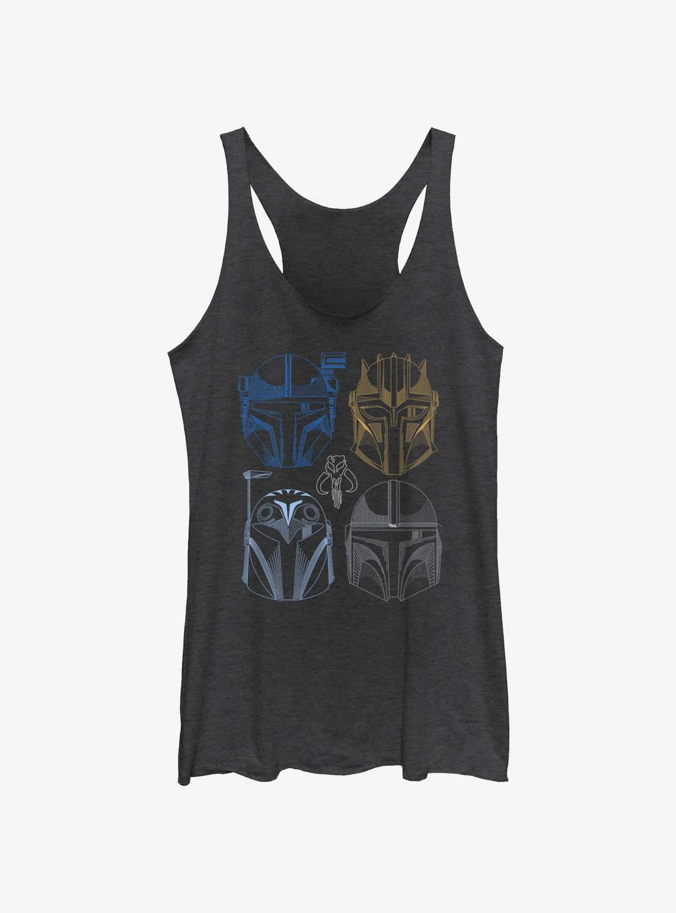 Star Wars The Mandalorian This Is The Way Helmet Lineup Womens Tank Top
