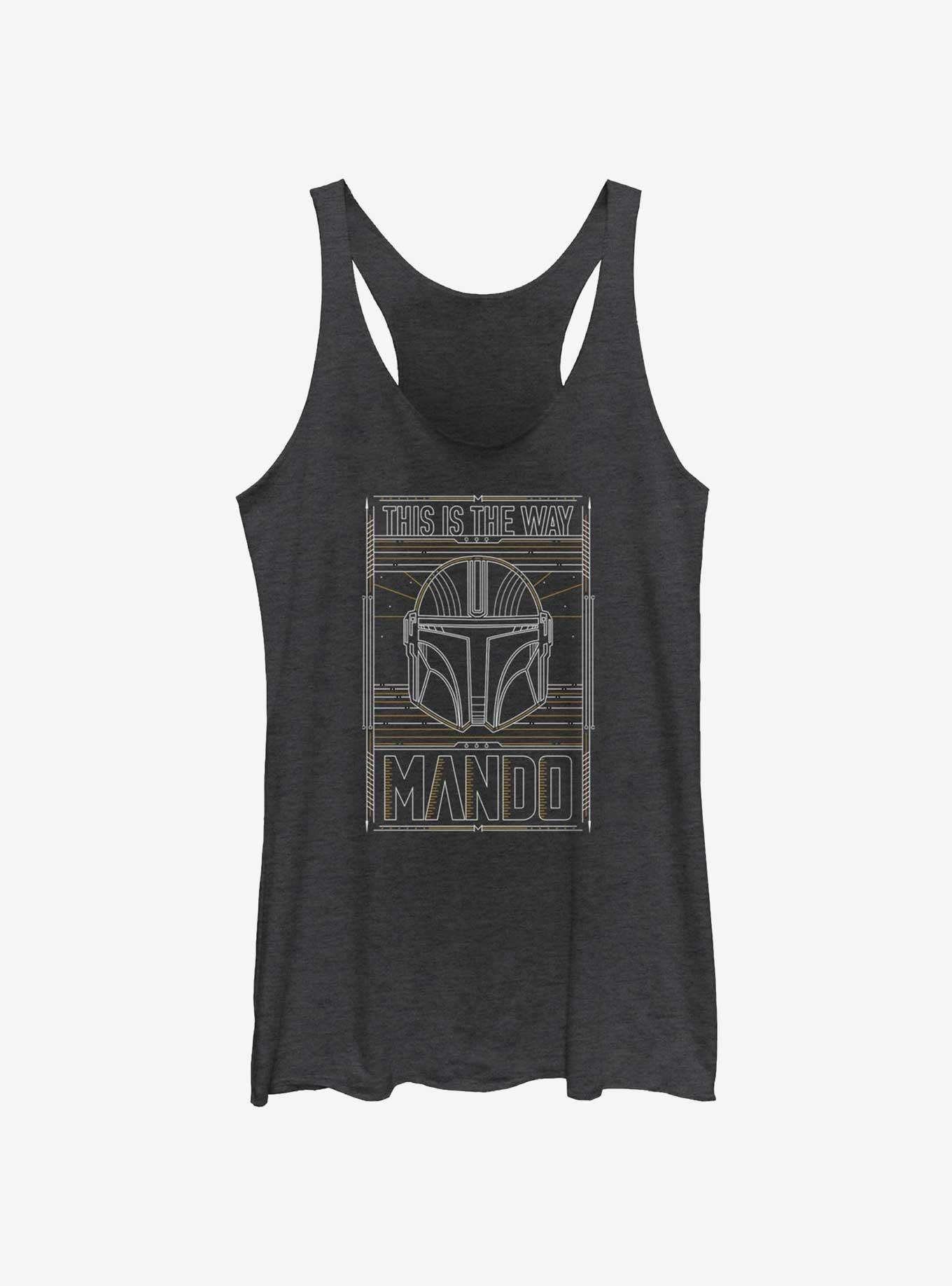 Star Wars The Mandalorian This Is The Way Mando Card Womens Tank Top, , hi-res