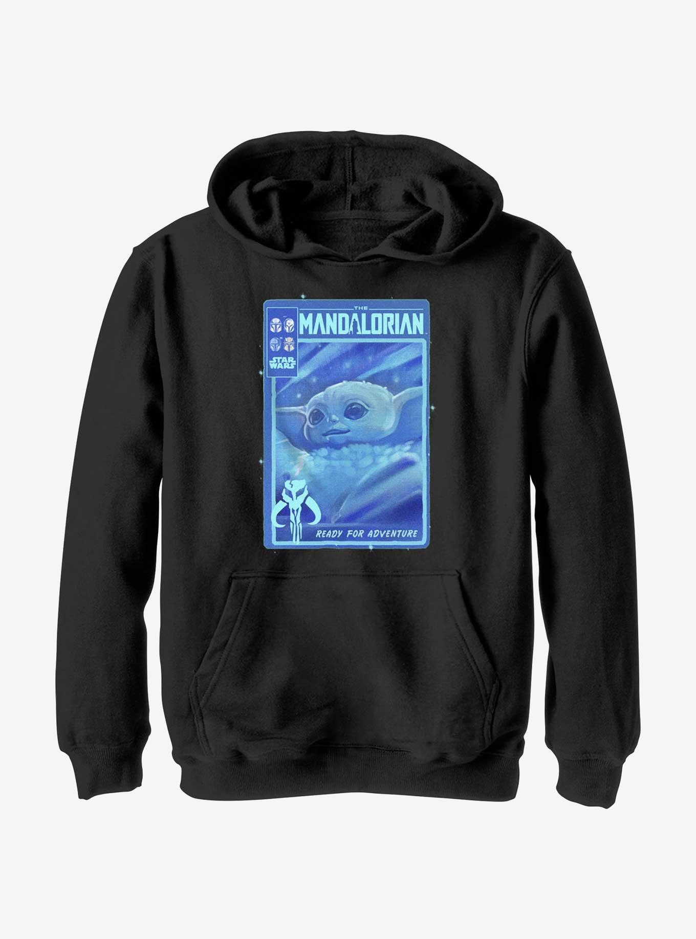 Star Wars The Mandalorian Grogu Poster Youth Hoodie, , hi-res