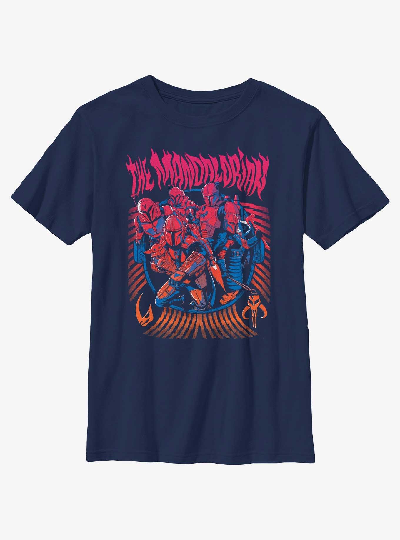 Star Wars The Mandalorian Banded Clans Mudhorn & Keldau Youth T-Shirt, , hi-res