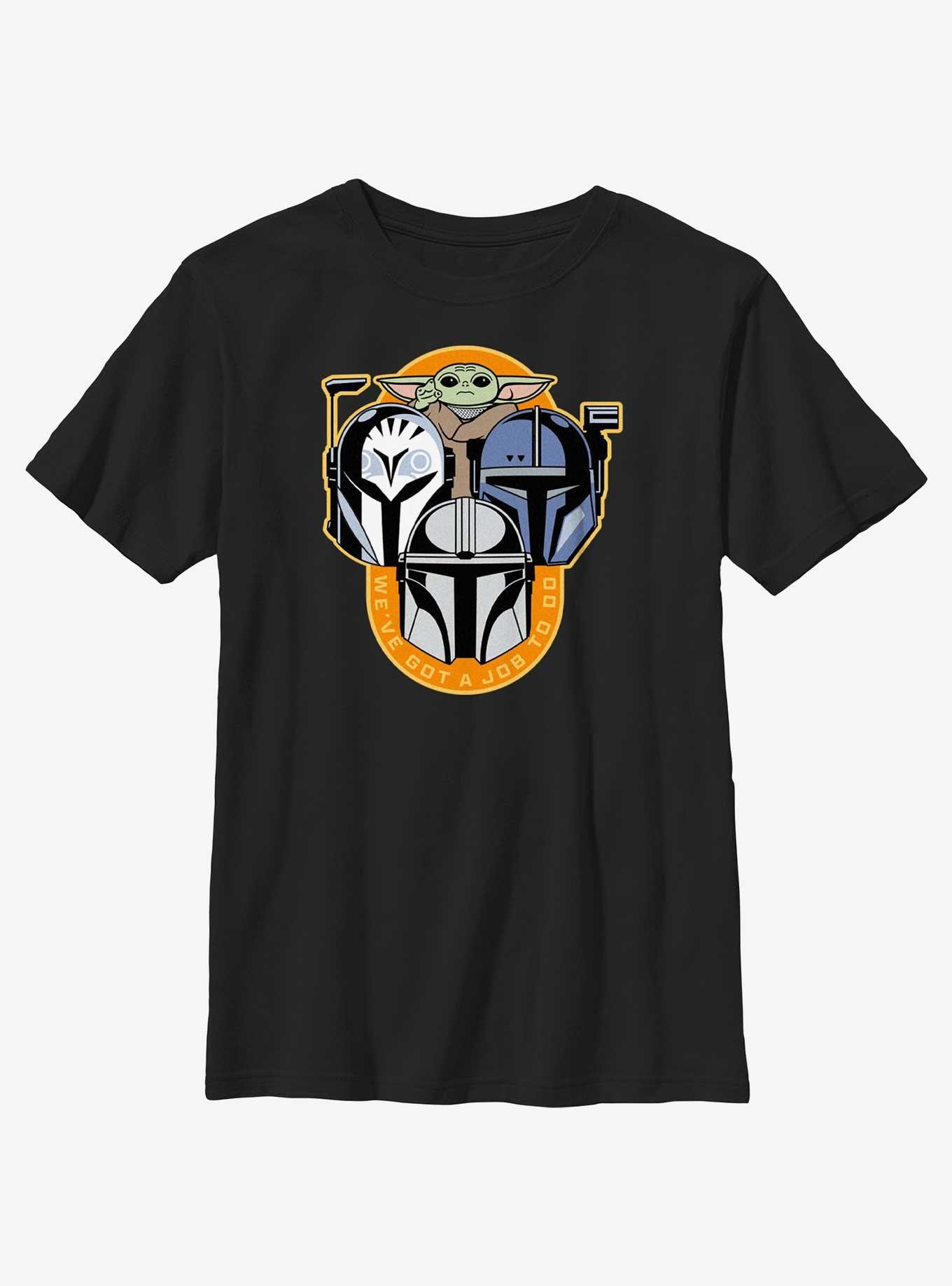 Star Wars The Mandalorian Bounty Hunters We've Got A Job To Do Youth T-Shirt, , hi-res
