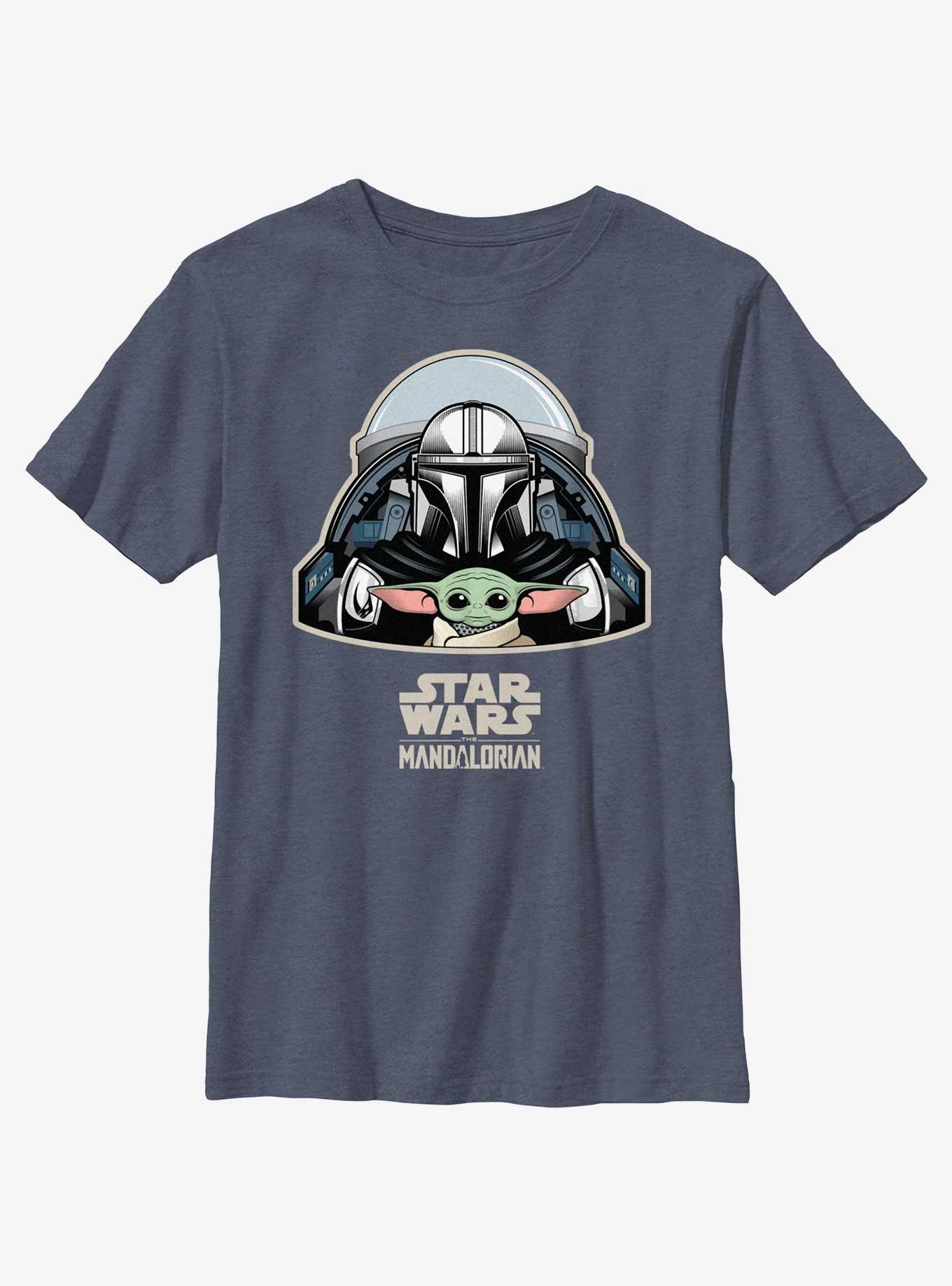 Our Universe Star Wars The Mandalorian Grogu Meditating Striped T-Shirt -  BoxLunch Exclusive